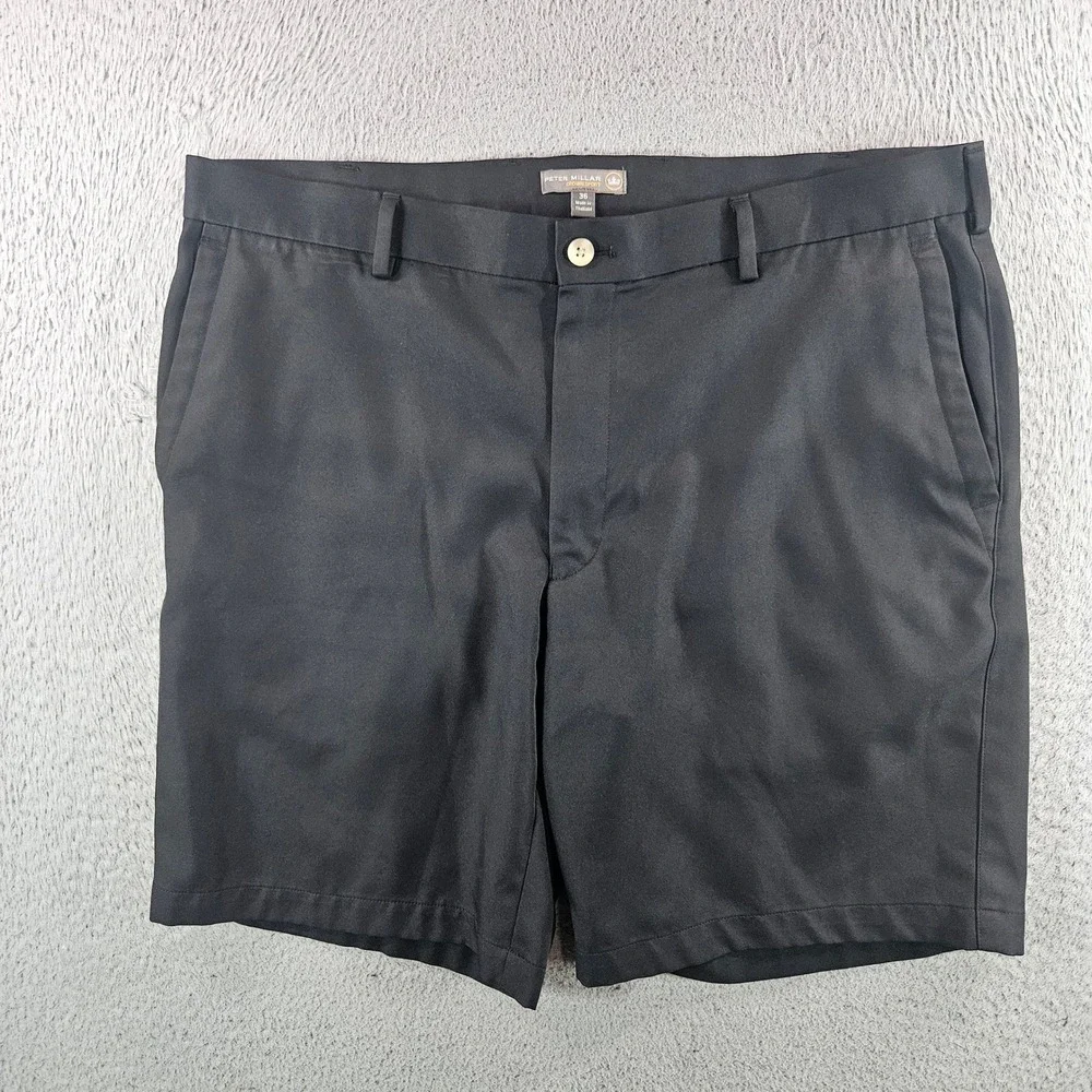 Peter‎ Millar Crown Sport Mens Black Performance Golf Shorts Size 36
